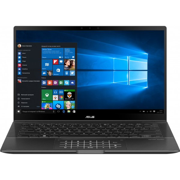 ნოუთბუქი ASUS Zenbook FLIP UX463FL 14" FHD I7-10510U, 16GB, 512GB SSD, MX250 2GB, WIN 10