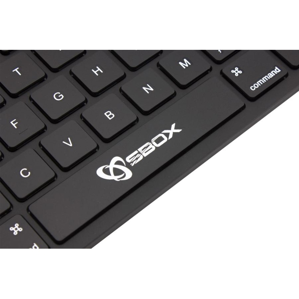 კლავიატურა SBOX BT-05 Bluetooth Keyboard for Smartphones, Tablets, PC, Mac, Smart TV Black