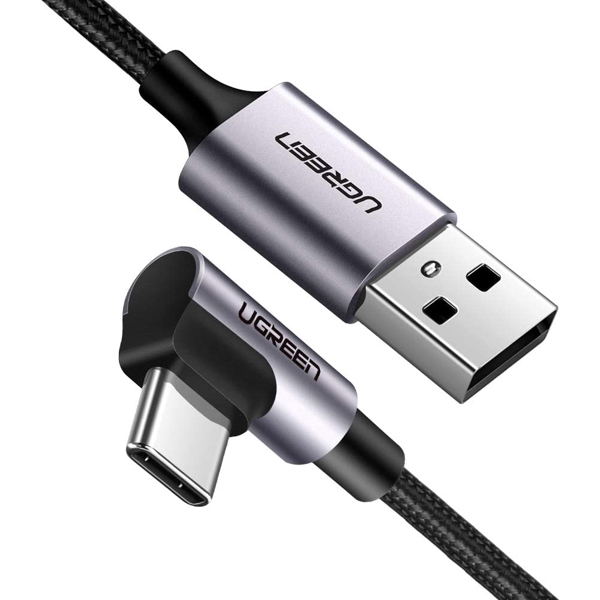 USB კაბელი UGREEN US284 (50941) USB AM to USB-C Cable with braid 1M