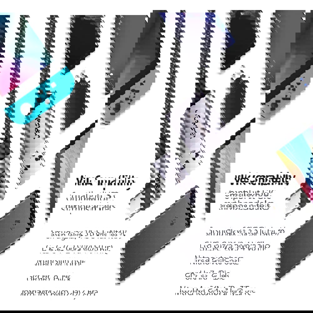 USB კაბელი UGREEN US284 (50941) USB AM to USB-C Cable with braid 1M