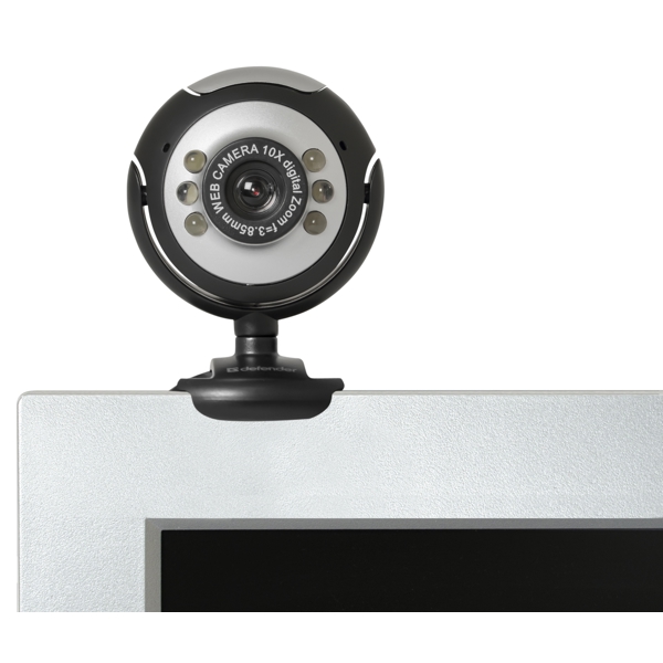 ვებკამერა მიკროფონით Webcam Defender C-110 0.3MP backlight photo button