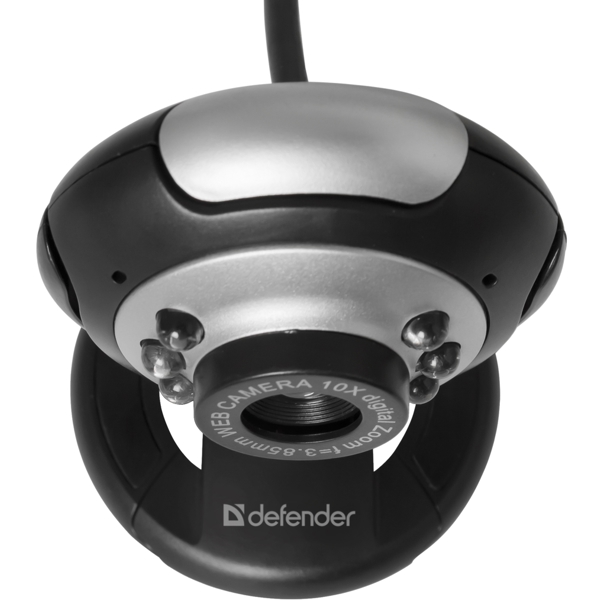 ვებკამერა მიკროფონით Webcam Defender C-110 0.3MP backlight photo button