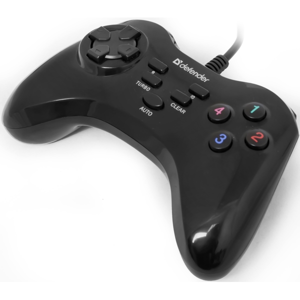 სათამაშო ჯოისტიკი Wired gamepad Defender GAME MASTER G2 USB, 13 buttons