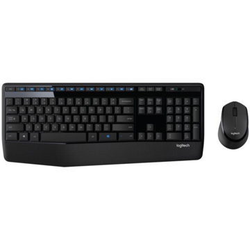 Logitech Wireless Combo MK345 (L920-008534) ENG/RUS Layout Black