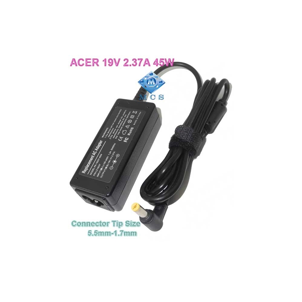 ნოუთბუქის დამტენი ACER ZM-45W 19V 2.37A Connector size 5.5*1.7 45W