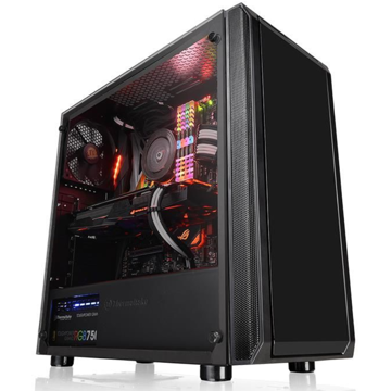 ქეისი Thermaltake CA-1L6-00M1WN-00 Miditower Versa J23 Tempered Glass Eedition ATX Mid-Tower Black  