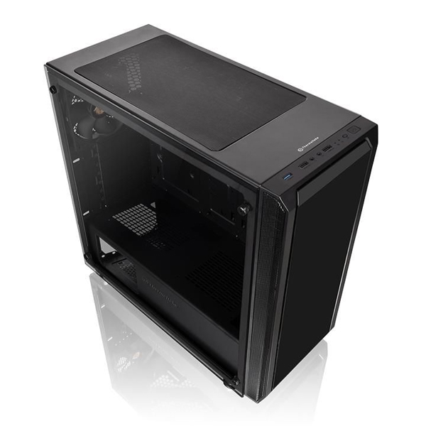 ქეისი Thermaltake CA-1L6-00M1WN-00 Miditower Versa J23 Tempered Glass Eedition ATX Mid-Tower Black  