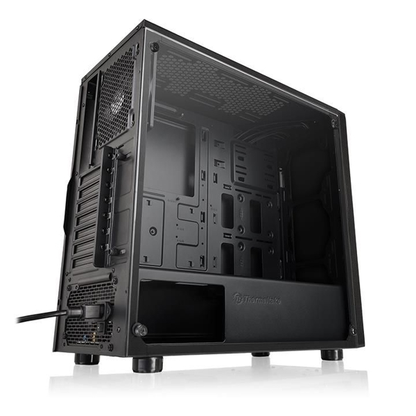 ქეისი Thermaltake CA-1L6-00M1WN-00 Miditower Versa J23 Tempered Glass Eedition ATX Mid-Tower Black  