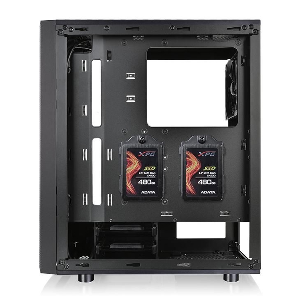 ქეისი Thermaltake CA-1L8-00M1WN-00 Versa J25 Tempered Glass Edition 120MM Fans Black