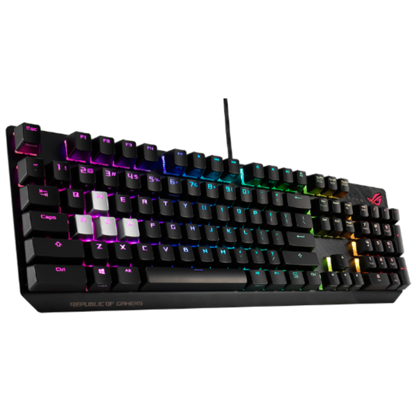 კლავიატურა ASUS ROG Strix Scope USB RGB Cherry MX Red