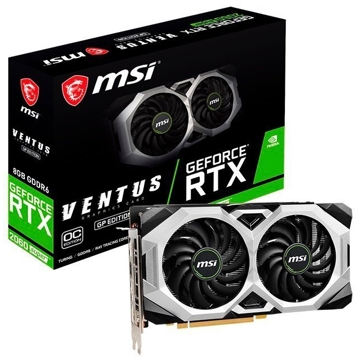 ვიდეო დაფა MSI GeForce RTX2060 SUPER 8GB GDDR6 VENTUS GP OC