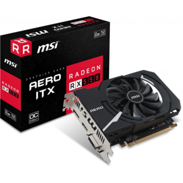 ვიდეო დაფა MSI Radeon RX 550 2GB DDR5 AERO ITX