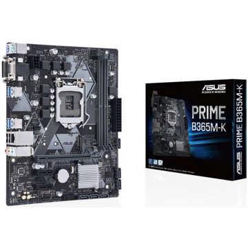 დედა დაფა ASUS PRIME_B365M-K s1151 B365 2xDDR4 DVI-VGA M.2 Socket 3 mATX