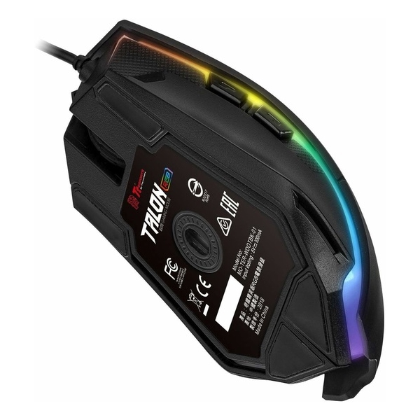 მაუსი Thermaltake MO-TER-WDOTBK-01 Talon Elite RGB Wired Optical, 5000 DPI Black