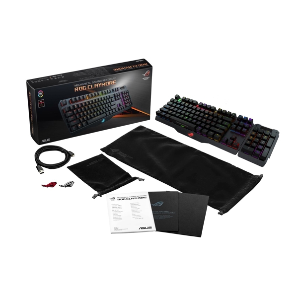 კლავიატურა ASUS ROG Claymore USB Gaming MX Cherry Brown UKR