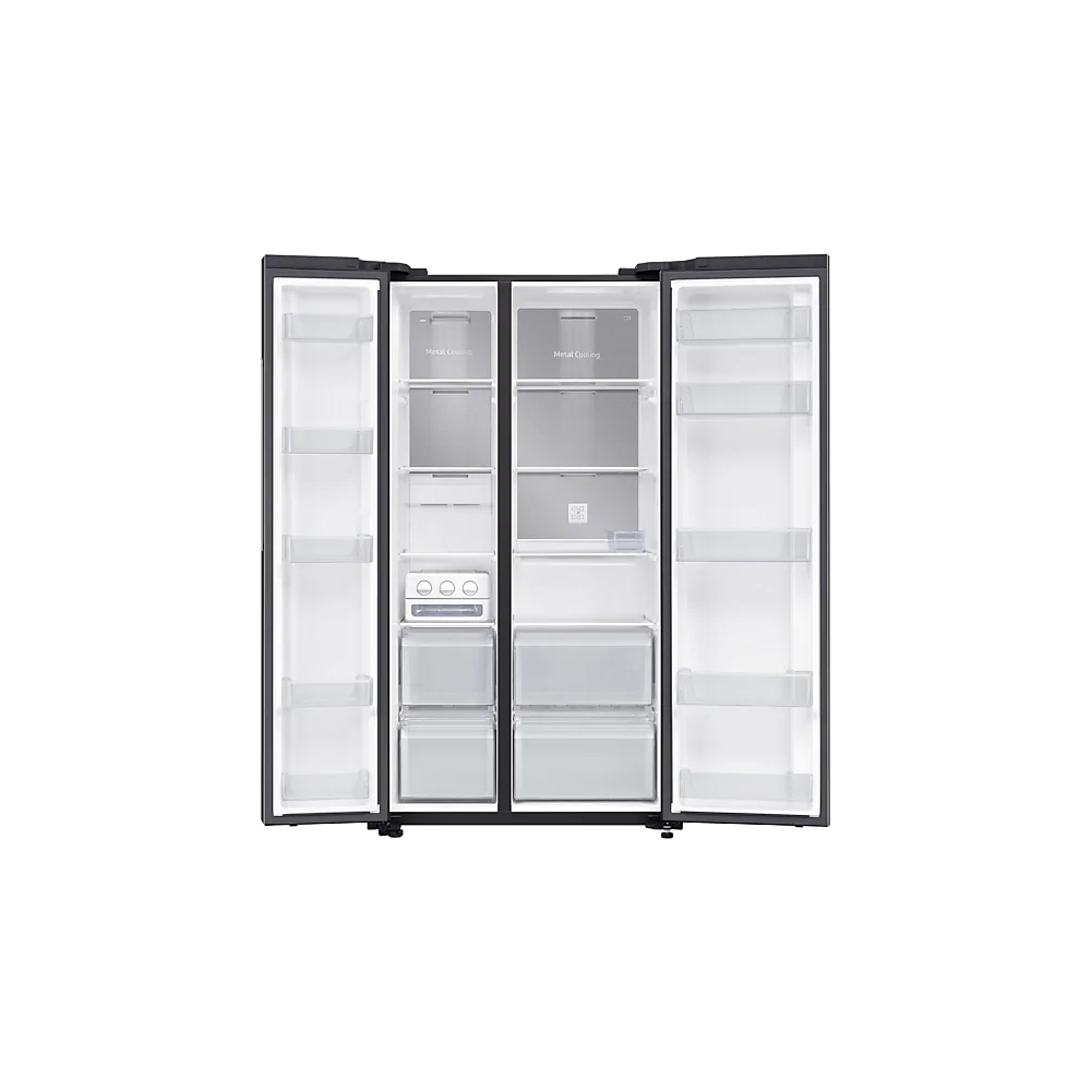 მაცივარი Samsung RS62R5031B4/WT Side-By-Side 634 L, A+, Digital Inverter Motor Matte Black