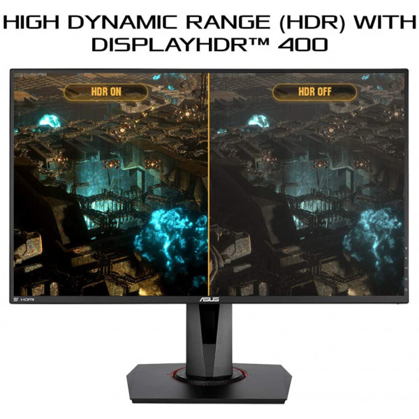 მონიტორი ASUS TUF VG279QM HDR Gaming Monitor Wide 27" (1920 x 1080) Black