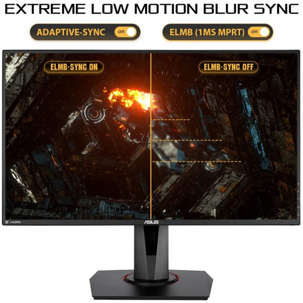 მონიტორი ASUS TUF VG279QM HDR Gaming Monitor Wide 27" (1920 x 1080) Black