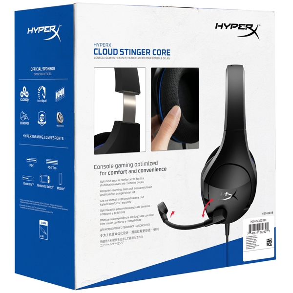 ყურსასმენი HyperX Gaming Headset Cloud Stinger Core for PS4 Black