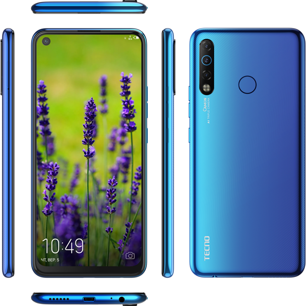 მობილური ტელეფონი TECNO Camon 12 Air 6.5'' IPS (CC6) 3GB/32GB DualSim Bay Blue