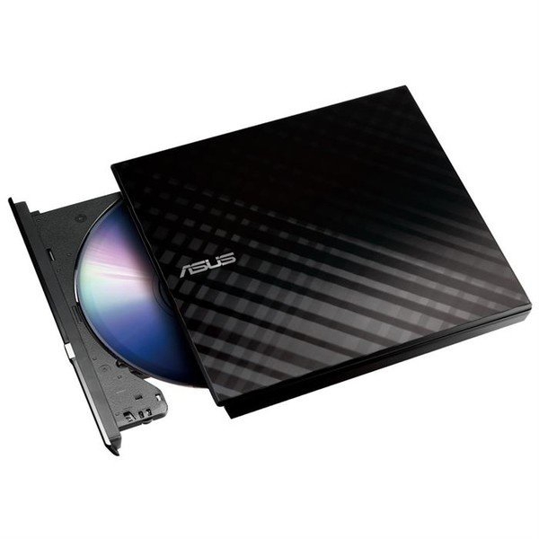 დისკის წამკითხველი ASUS SDRW-08D2S-U LITE DVD-R/RW USB2.0 EXT Ret Slim Black