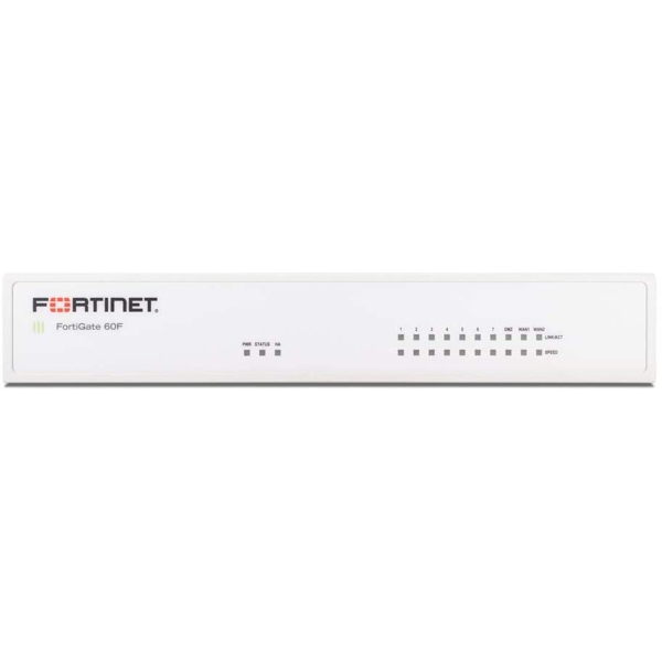 სვიჩი Fortinet FG-60F 10xGE RJ45 ports 7x Internal Ports, 2xWAN Ports, 1xDMZ Port