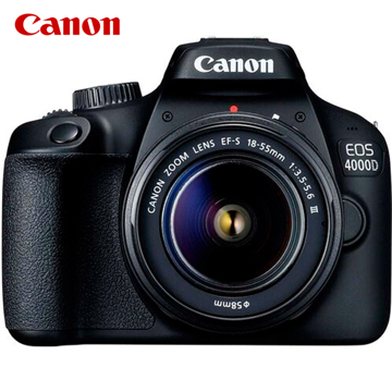 Canon EOS 4000D 18-55 18MP APS-C 2,7″ LCD Screen 1080P Full-HD EOS Movie Black