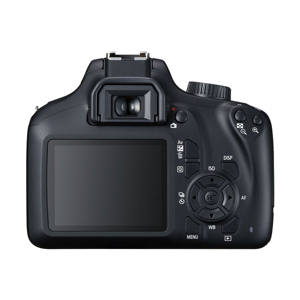 ფოტოაპარატი Canon EOS 4000D 18-55 18MP APS-C 2,7″ LCD Screen 1080P Full-HD EOS Movie Black