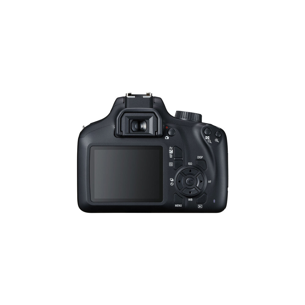 ფოტოაპარატი Canon EOS 4000D 18-55 18MP APS-C 2,7″ LCD Screen 1080P Full-HD EOS Movie Black