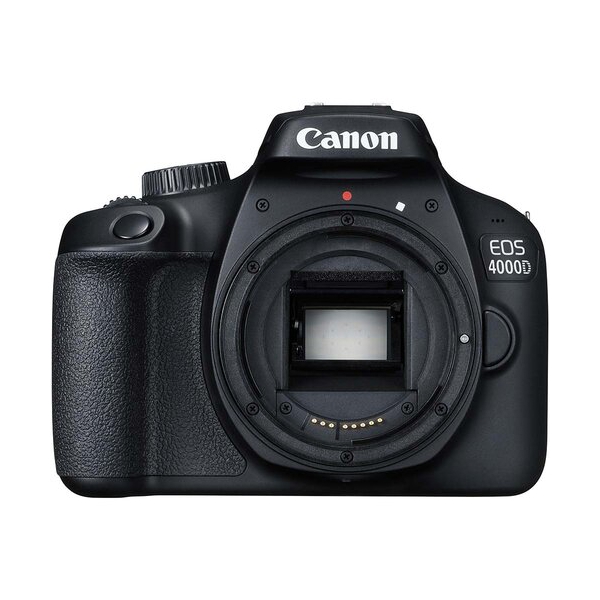 ფოტოაპარატი Canon EOS 4000D 18-55 18MP APS-C 2,7″ LCD Screen 1080P Full-HD EOS Movie Black