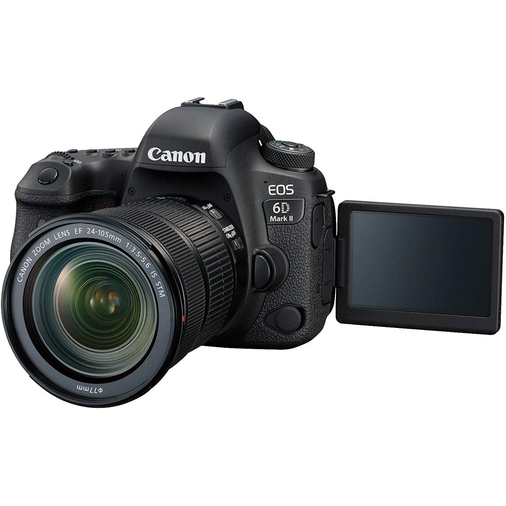 ფოტოაპარატი Canon EOS 6D 26.2 MP MARK II EF24-105 STM Black
