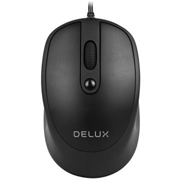 მაუსი - DELUX M366BU Wired Optical mouse