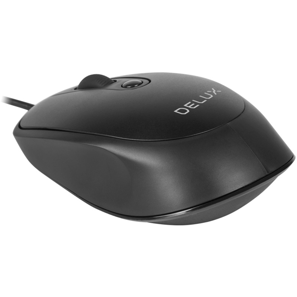 მაუსი - DELUX M366BU Wired Optical mouse