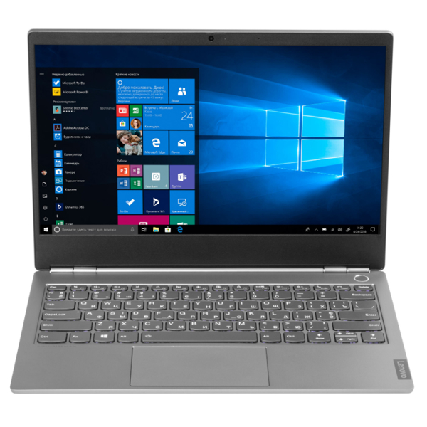 ნოუთბუქი Lenovo ThinkBook S-13 13.3" FHD IPS, I7-10510U, 16GB, 512GB M.2 PCIe, Win10 Pro Grey