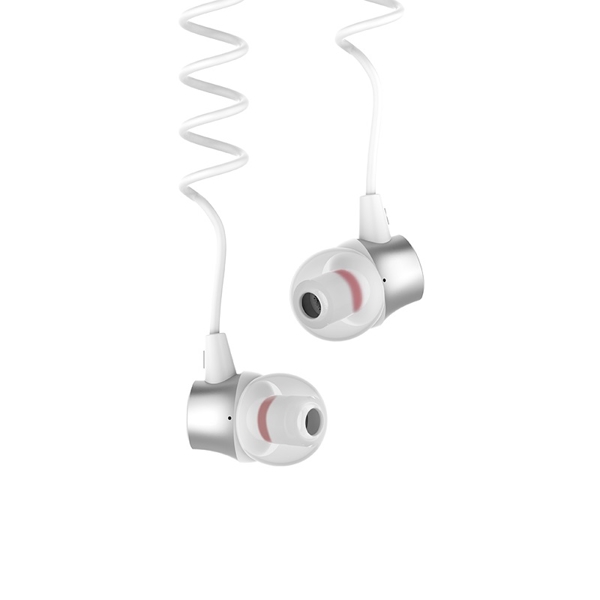 ყურსასმენები HOCO M51 Proper sound universal earphones with mic White