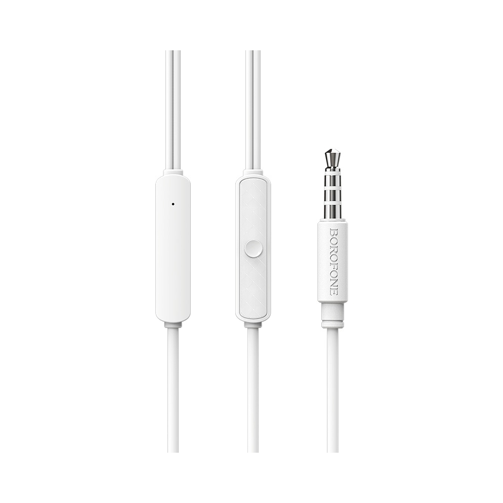 ყურსასმენი BOROFONE BM36 Acura Universal earphones with mic white