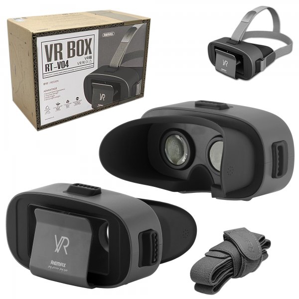 ვირტუალური სათვალე Remax VR BOX RT-V04 Black