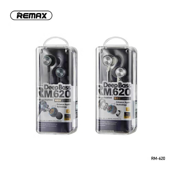 ყურსასმენი REMAX Deep Bass Stereo Earphone RM-620 tarnish