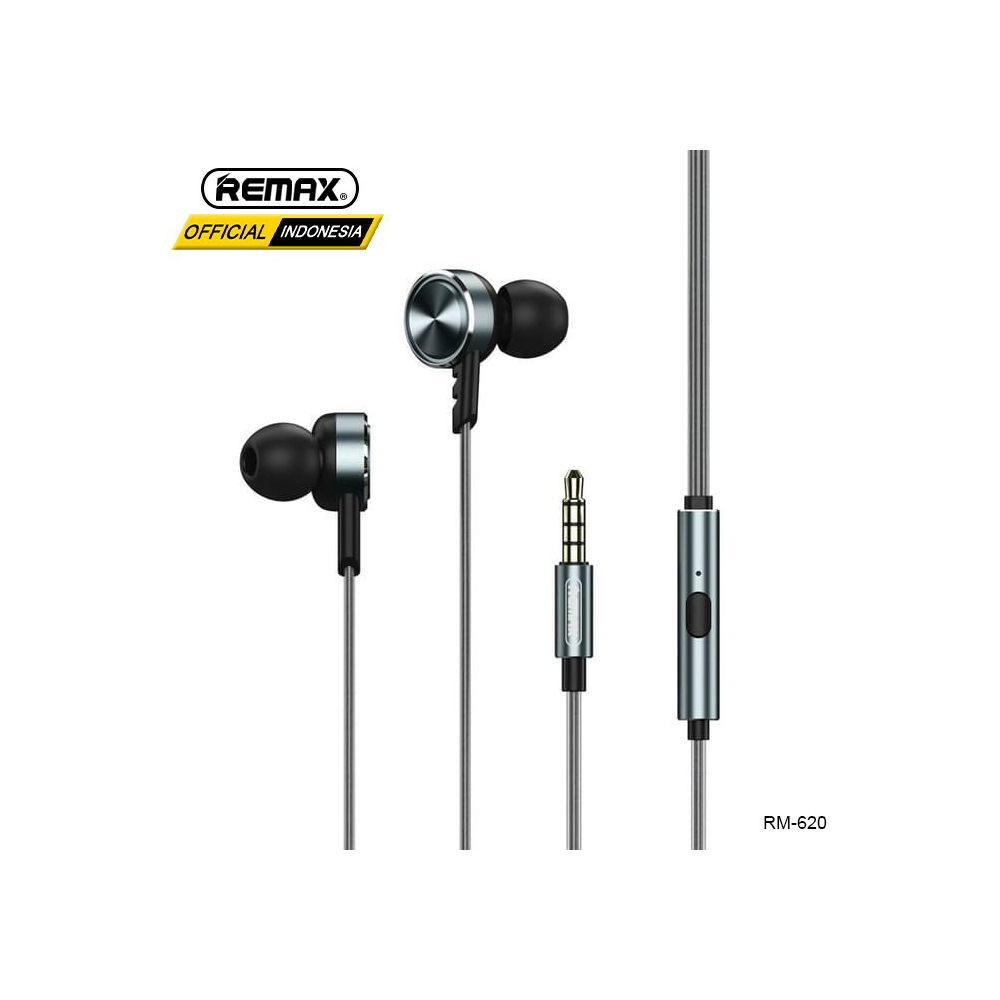 ყურსასმენი REMAX Deep Bass Stereo Earphone RM-620 tarnish