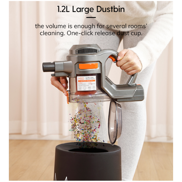 უსადენო მტვერსასრუტი ILIFE H50 Cordless Stick Vacuum Cleaner Handstick 1.2L Big Dustbin 10000Pa Strong