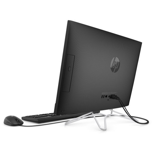 All in One კომპიუტერი HP 200 G3 AIO 21.5" FHD, Pentium J5005, 4GB, 128GB SSD, WiFi, DOS, Jet Black