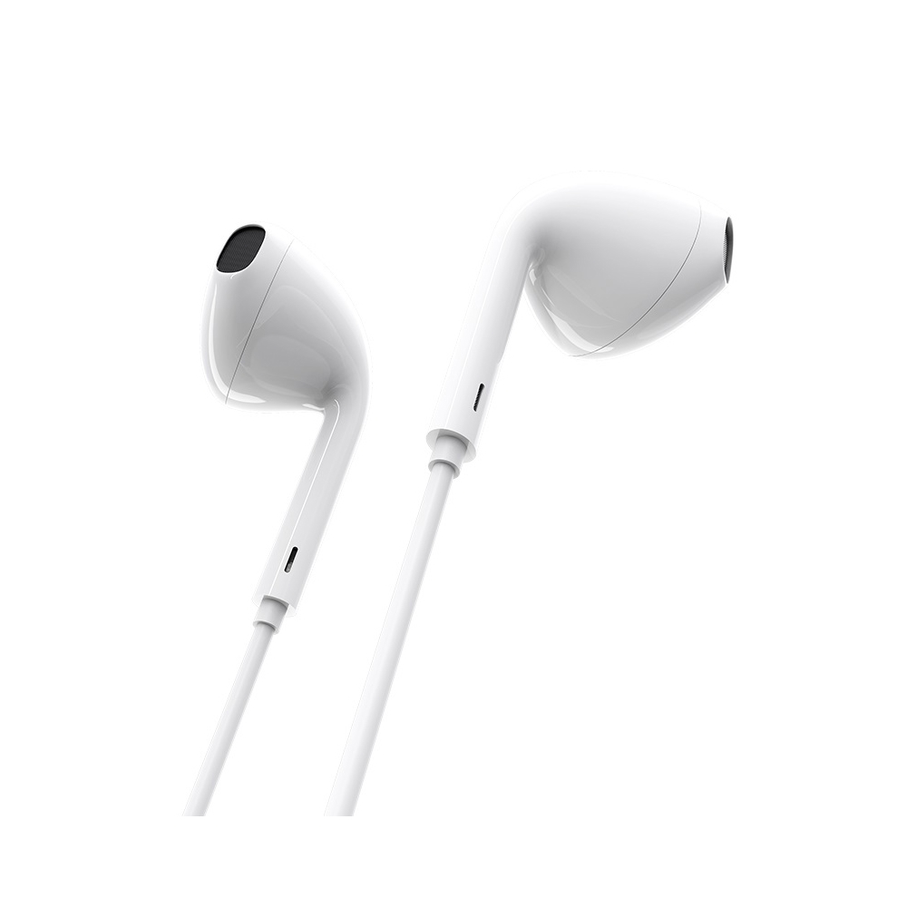ყურსასმენი BOROFONE BM30 Original series wire control earphones with mic white