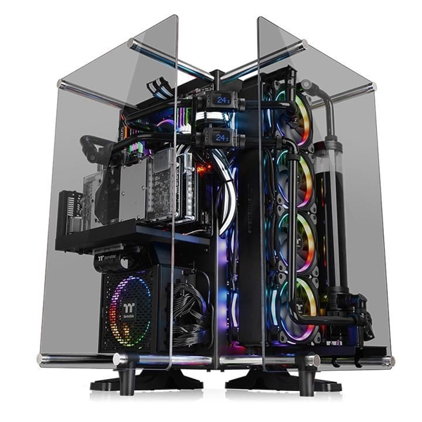 ქეისი Thermaltake Core P90 TG Tempered Glass Edition Black