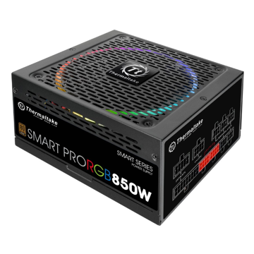 კვების ბლოკი Thermaltake Smart Pro 850W RGB.80 BRONZE.14cm fan.a/PFC.Modular Black