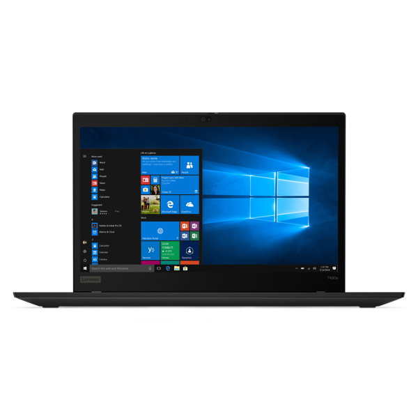 ნოუთბუქი Lenovo Thinkpad T490S 14" FHD IPS I7-8565U, 16GB, 512GB SSD, Integrated Graphics, No ODD, W10 Pro Black