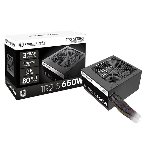 კვების ბლოკი Thermaltake TR2 S, 650W, Non Modular, ATX 2.3, A-PFC, EU, 80 PLUS White, for 230V only