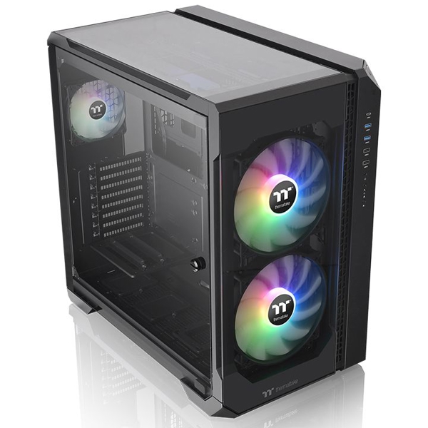 Thermaltake View 51 TG ARGB, Win, SPCC, Tempered Glass 3 Black