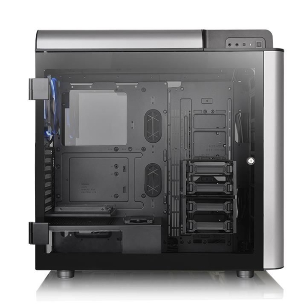 ქეისი Thermaltake Level 20 GT, Win, SPCC, Tempered Glass*4, Riing 140mm Blue Fan*1 Black