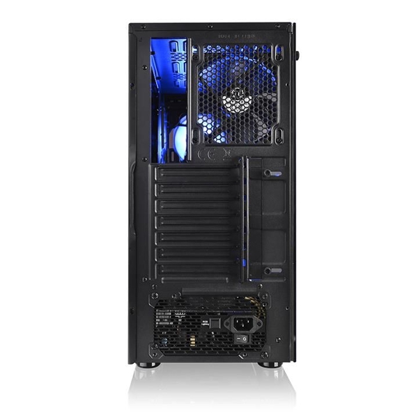 ქეისი Thermaltake Versa J23 TG, Win, SPCC, Tempered Glass*1, Standard Fan Black