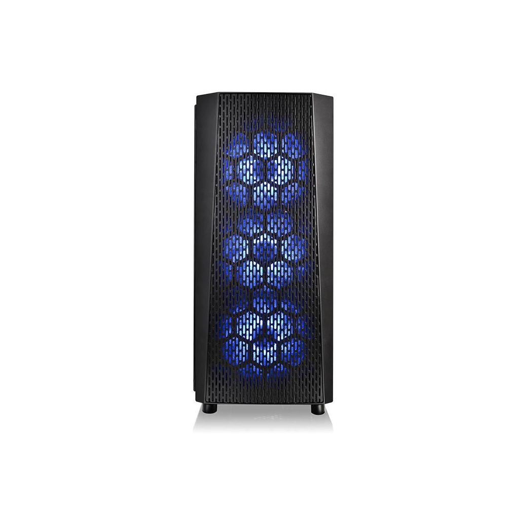ქეისი Thermaltake Versa J24 TG RGB, Win, SPCC, Tempered Glass*1 Black